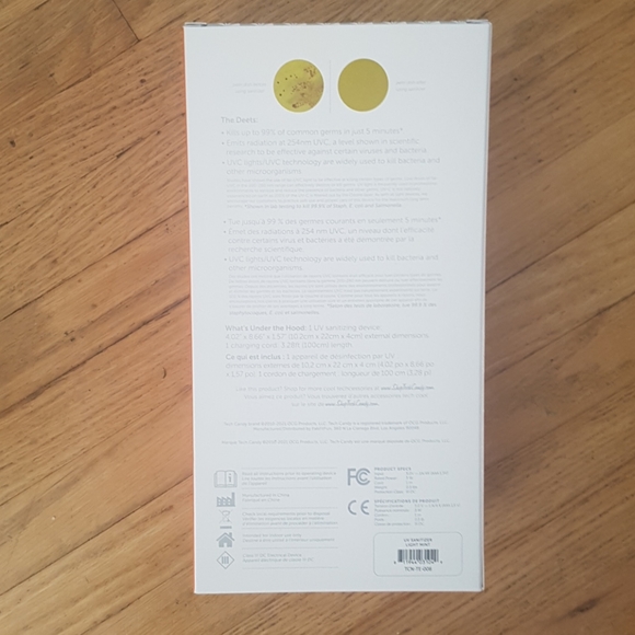 NIB Tech Candy UV Sanitizer - Picture 6 of 6